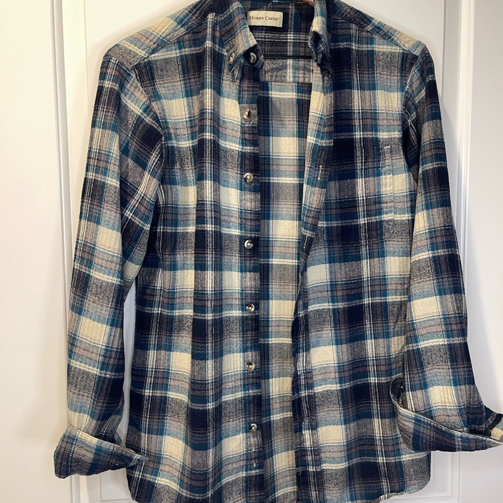 Button down flannel.